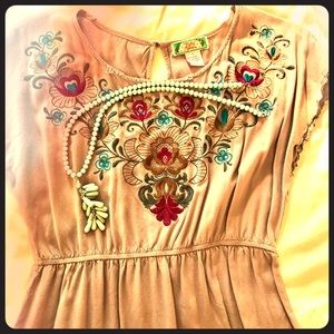 Flying Tomato Vintage Embroidered Dress